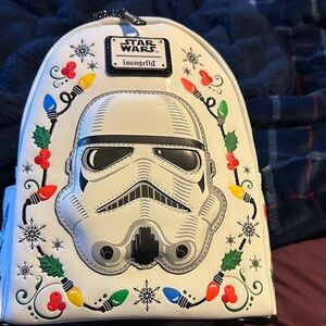 Loungefly Star Wars White Stormtrooper Kids Backpack